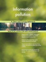 Information pollution A Clear and Concise Reference