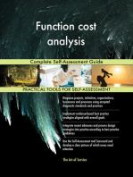 Function cost analysis Complete Self-Assessment Guide