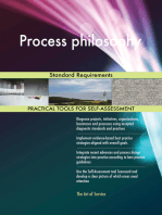 Process philosophy Standard Requirements