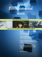 Environmental data Standard Requirements