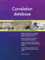 Correlation database Standard Requirements