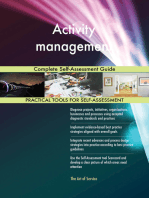 Activity management Complete Self-Assessment Guide