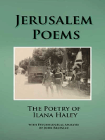 Jerusalem Poems: Psychological Analysis of the Poetry of Ilana Haley