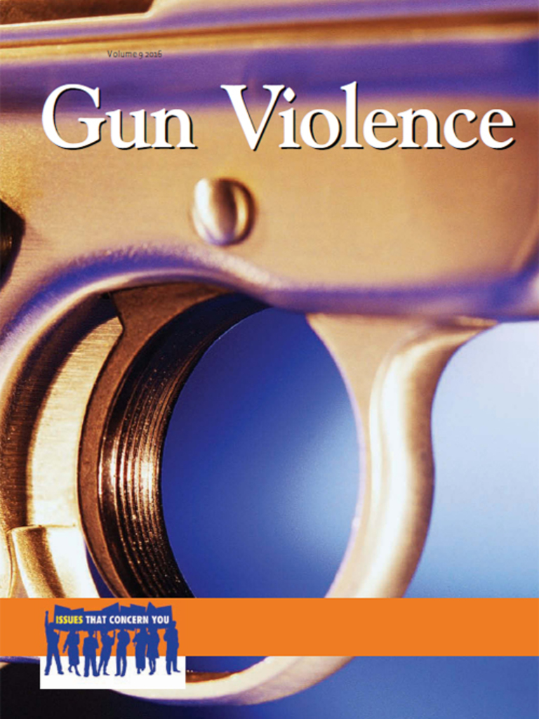 literature review on gun violence