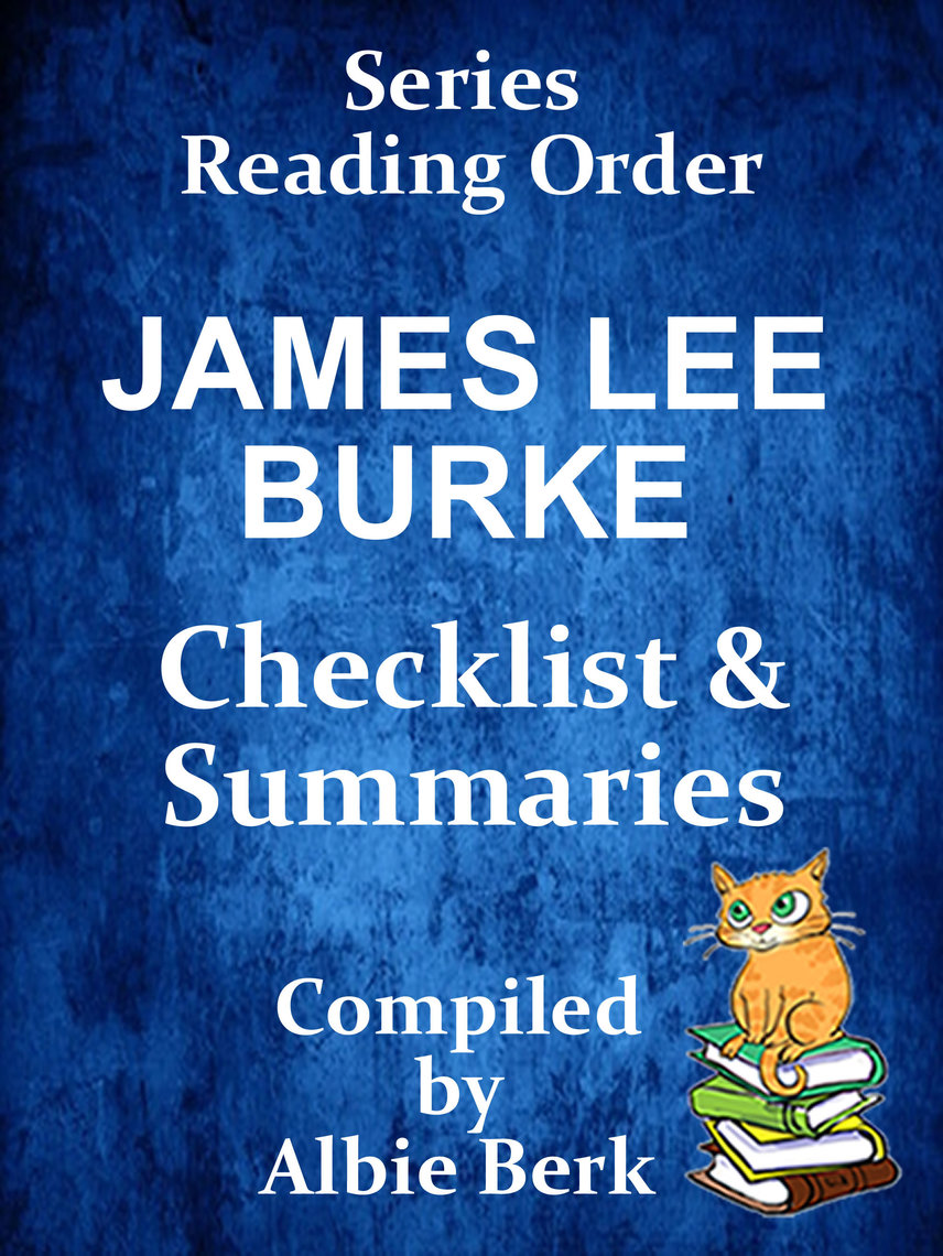 Read James Lee Burke: Series Reading Order - with Summaries &amp; Checklist ...