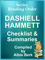 Dashiell Hammett: Series Reading Order - with Summaries & Checklist