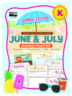 June & July Monthly Collection, Grade K