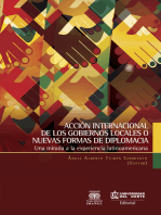 Acción internacional de los gobiernos locales o nuevas formas de diplomacia: Una mirada a la experiencia latinoamericana