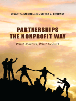 Partnerships the Nonprofit Way: What Matters, What Doesn't