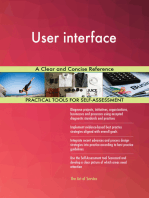 User interface A Clear and Concise Reference