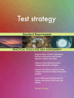 Test strategy Standard Requirements