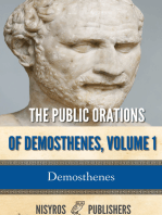 The Public Orations of Demosthenes, Volume 1