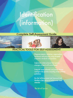 Identification (information) Complete Self-Assessment Guide