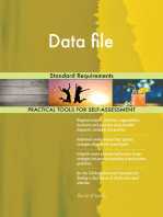 Data file Standard Requirements