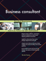 Business consultant Standard Requirements