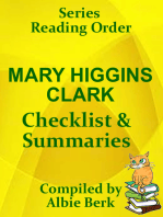 Mary Higgins Clark: Series Reading Order - with Summaries & Checklist