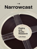 Narrowcast: Poetry and Audio Research