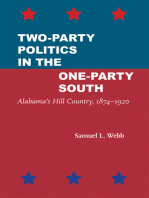 Two-Party Politics in the One-Party South: Alabama's Hill Country, 1874–1920