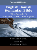 English Danish Romanian Bible - The Gospels IV - Matthew, Mark, Luke & John