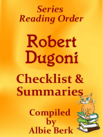 Robert Dugoni: Series Reading Order - with Summaries & Checklist