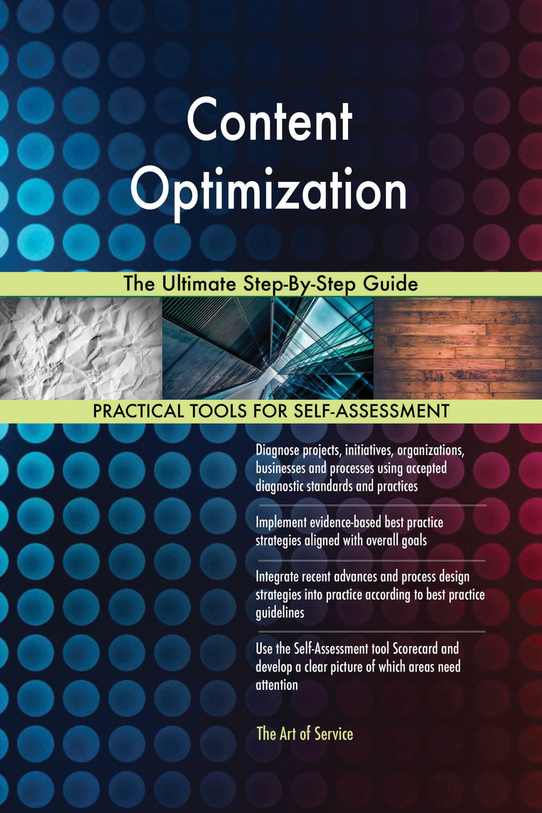 Content Optimization The Ultimate Step-By-Step Guide by Gerardus ...
