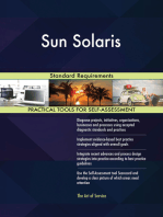 Sun Solaris Standard Requirements