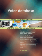 Voter database Complete Self-Assessment Guide
