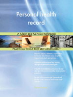 Personal health record A Clear and Concise Reference