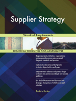 Supplier Strategy Standard Requirements