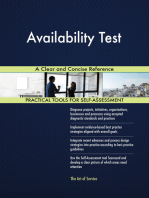 Availability Test A Clear and Concise Reference