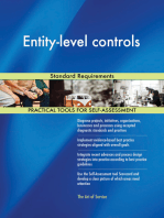 Entity-level controls Standard Requirements