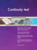 Continuity test Standard Requirements