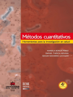Métodos cuantitativos 4a Ed. Herramientas para la investigación en salud