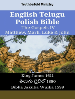 English Telugu Polish Bible - The Gospels IV - Matthew, Mark, Luke & John