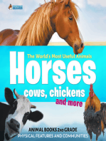 The World's Most Useful Animals - Horses, Cows, Chickens and More - Animal Books 2nd Grade | Children's Animal Books