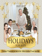 Holidays for Kids | Christmas & Thanksgiving Quiz Book for Kids | Children's Questions & Answer Game Books