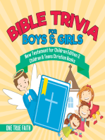 Bible Trivia for Boys & Girls | New Testament for Children Edition 2 | Children & Teens Christian Books