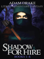 Shadow For Hire Books 1-4: LitRPG Adventure Fantasy