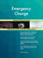 Emergency Change Standard Requirements