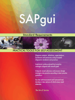 SAPgui Standard Requirements