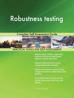 Robustness testing Complete Self-Assessment Guide