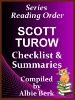 Scott Turow: Series Reading Order - with Summaries & Checklist