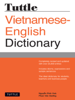 Tuttle Vietnamese-English Dictionary: Completely Revised and Updated Second Edition