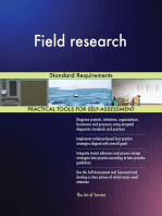 Field research Standard Requirements