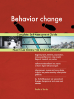 Behavior change Complete Self-Assessment Guide