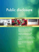 Public disclosure Second Edition