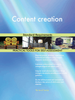 Content creation Standard Requirements