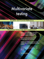 Multivariate testing A Clear and Concise Reference