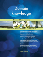 Domain knowledge Standard Requirements
