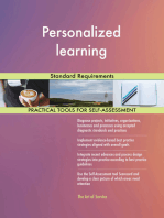 Personalized learning Standard Requirements